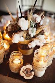 Unique Wedding Centerpieces Useing Cotton Unique Wedding Idea Raw Cot Western Wedding Centerpieces Country Wedding Centerpieces Unique Wedding Centerpieces
