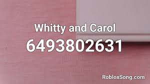 Ugh mix ( different characters voices ): Whitty And Carol Roblox Id Roblox Music Codes