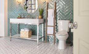 Ceramic, porcelain, and natural stones. Bathroom Tile Ideas The Home Depot
