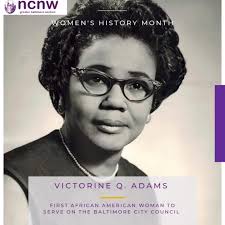 Victorine Q. Adams (April 28,1912