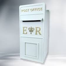 The mailboxes in this post are just the kind of unique objects that require nothing more than your imagination. Assembled Painted Wooden Post Box Confetti Print