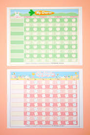Free Printable Preschool Chore Charts Free Printable Chore