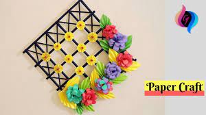 Wall hanging craft ideas with paper easy step by step. Diy Wall Decoration Ideas With Paper Craft Ways To Decorate Your Home With Paper Crafts Paper Wall Decor Paper Flower Wall Wall Hanging Crafts