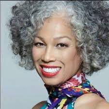 Fashion Wig New Charm Women S Short Curly Gery Wig Curly Full Wigs Grey Ombre Synthetic Wigs For Black White Women Color Grey Wish In 2021 Natural Gray Hair Beautiful Gray Hair Natural
