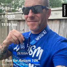Running 10k in honor of my son with autism