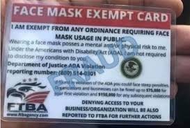 Gift card international rules countries; Mask Exempt Cards Are Going Viral The Doj Says They Re Fake Time