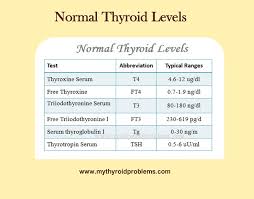 Normal Thyroid Levels