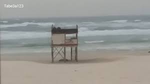 عندما يهيج البحر و تشتد الرياح| البحر في الشتاء - YouTube