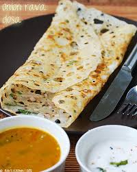 Onion Rava Dosa Recipe With Video Raks Kitchen Recipe South Indian Breakfast Recipes Indian Food Recipes Vegetarian Indian Food Recipes