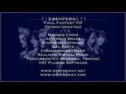 Liberi Fatali Final Fantasy 8 Magnus Choir Brass Strings Flute Harp Timpani Marimba Vst Plugins Liberifatali Fina Choir Marimba Orchestral Percussion