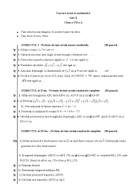 Comunicare in limba romana pentru scolile si sectiile cu predare in limba maghiara clasa i editura. Teza Sem Ii Clasa 7a