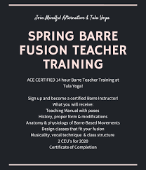 barre teacher mindful fusion