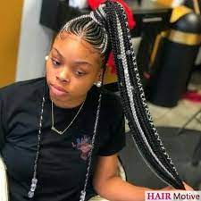 50 Coolest Ways To Sport A Ponytail Braids For Black Hair Hair Styles Braided Hairstyles
