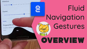 Fluid Navigation Gestures Non Root Blobbly Customisable Gesture Navigation For Android Youtube