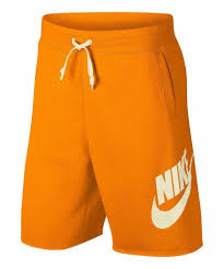 Black And Orange Nike Shorts Nike Mens Alumni Fleece Sweat Shorts Orange L Ar2375 833 Nike Athletic Shorts Men Mens Fleece Shorts Sweat Shorts