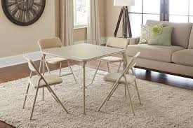 Cosco 14551whd Outdoor Living 5piece Folding Table And Chair Set Tan For More Information Visit I Card Table And Chairs Table And Chair Sets Folding Table