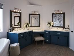 Also consider recessed designs to give you more elbow room. Before After Luxury Master Bathroom Online Interior Design