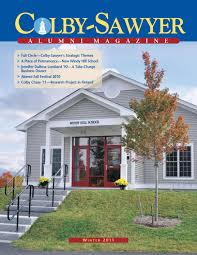 Colby Sawyer Magazine Winter 2011 By Colby Sawyer College Issuu