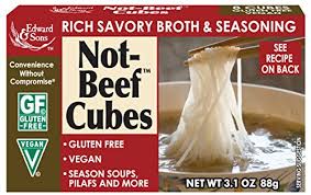 The taste is going to be much better though. Edward Sons Bouillon Cubes 3 1 Boxes Not Beef 3 1 Ounce Pack Of 12 37 2 Ounce Veganpantry Com