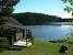 Mountain Cabin On A Lake