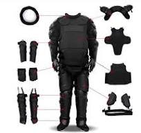 Full Tactical Police Body Protective Anti Riot Armor Suit Emergency Survival