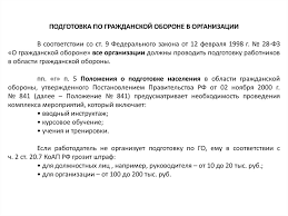Podgotovka Po Grazhdanskoj Oborone V Organizacii Online Presentation