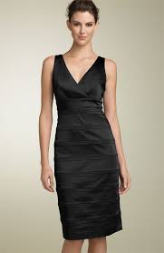 Little Black Satin Dress Dress Ty