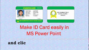 No matter how many templates are selected. How To Make Students Id Card In Ms Powerpoint Youtube