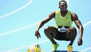 Usain bolt pose jessica ennis hill siebenkampf sportler selfie take that reuters heptathlete medal winners gold: Usain Bolt Sucht Seine Form