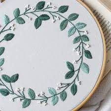 Embroidery is a humble craft that only takes a few inexpensive supplies to get started. Wreath Hand Embroidery Patterns To Downloads Sewing Embroidery Designs Embroidery Flowers Pattern Hand Embroidery Projects
