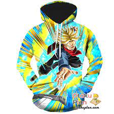 Dbz Lightning Fast Strike Super Saiyan Trunks Future Hoodie Dragon Ball Z 3d Hoodies And Clothing Anime Hoodie Print Anime Merchandise Cosplay Costumes