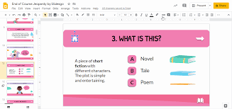 Slide master view to create unified slides for clues and answers with a consistent design. How To Create A Jeopardy Game In Google Slides Tutorial