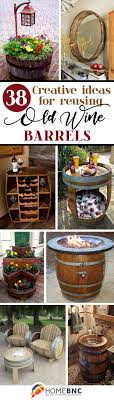 All image in this gallery hopefully can give you an ideas to improve your home become more beautiful. 38 Best Reusing Old Wine Barrel Ideas And Designs For 2021