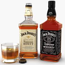 drink jack daniels whiskey gl 3d max