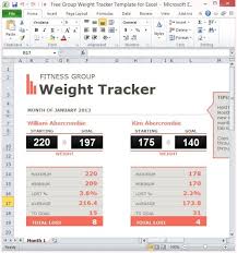 weight tracker template free resume