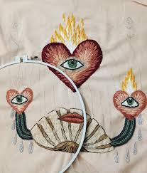 Samfucile Instagram Photos And Videos Textile Art Embroidery Work In Progress