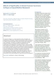 So it's quite critical for a young child. Sample Quantitative Nursing Research Article Critique Complete A Critique Of The Quantitative And Qualitative Articles That Were Submitted In Topic 3