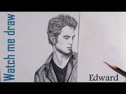 Watch Me Draw 04 - Robert Pattinson As Edward Cullen [Twilight] - Youtube