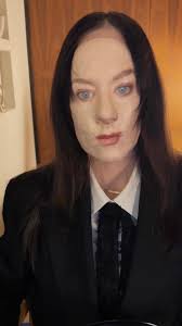 One of the custom masks I made for Allie X., New song alert!, Repost from:  @alliex, Track 5. Galina 🙅🏻‍♀️, Girl With No Face 🗣️ , Out February 23,  Pre Save ...