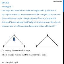 Ex 4 5 3 Investigate Use Strips And Fasteners To Make A Triangle