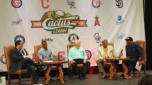 On this edition of charlie vascellaro's bazeball emporium, charlie pays homage to larry doby, monte irvin, willie mays and ernie banks, the original. Ernie Banks Inducted Into Cactus League Hall Of Fame Bleed Cubbie Blue