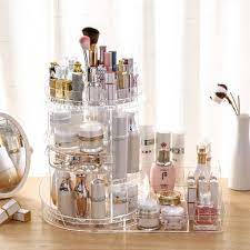 Shop the latest stand for perfum deals on aliexpress. Perfume Organizer With Tray 360 Degree Rotating Adjustable Cosmetic Storage Case With 7 Layers Large Capacity Vanity Organizer With Tray For Jewelry Lipsticks Great For Bathroom Bedroom L5118 Walmart Com Walmart Com