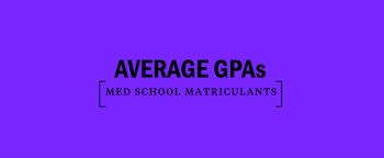 Whats The Average Gpa For Medical School Matriculants