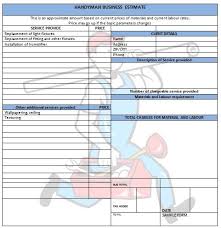 14 Practiced Handyman Invoice Templates Demplates Handyman Business Invoice Template Handyman