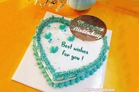 Birthday Cake Heart Shape With Candle Write Name On Chocolate Happy Birthday Cake With Candle In 2020 Birthday Cake Writing Beautiful Birthday Cakes Sweet Birthday Cake