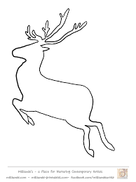Free Reindeer Clipart Reindeer Crafts At Www Milliande Printables Com Suitable For Making Printable Reindeer Craft Printable Stencil Patterns Reindeer Drawing