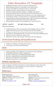 Sales Executive Cv Template Tips And Download Cv Plaza