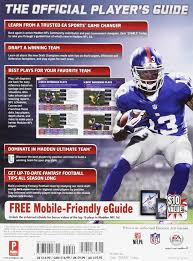 How to monopolize the draft in madden 19. Madden Nfl 16 Official Strategy Guide Prima Official Game Guide Farley Zach 9780744016345 Amazon Com Books