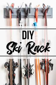 Board storage wall mount goods ezloungin. Cheap And Easy Diy Ski Rack The Handyman S Daughter
