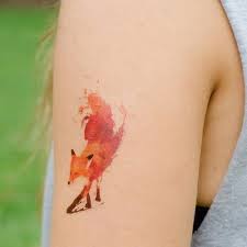 50 Examples Of Fox Tattoo Cuded Watercolor Fox Tattoos Fox Tattoo Tattoos